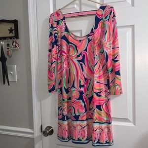 Lilly Pulitzer Emma Dress Banana Flambé - XS